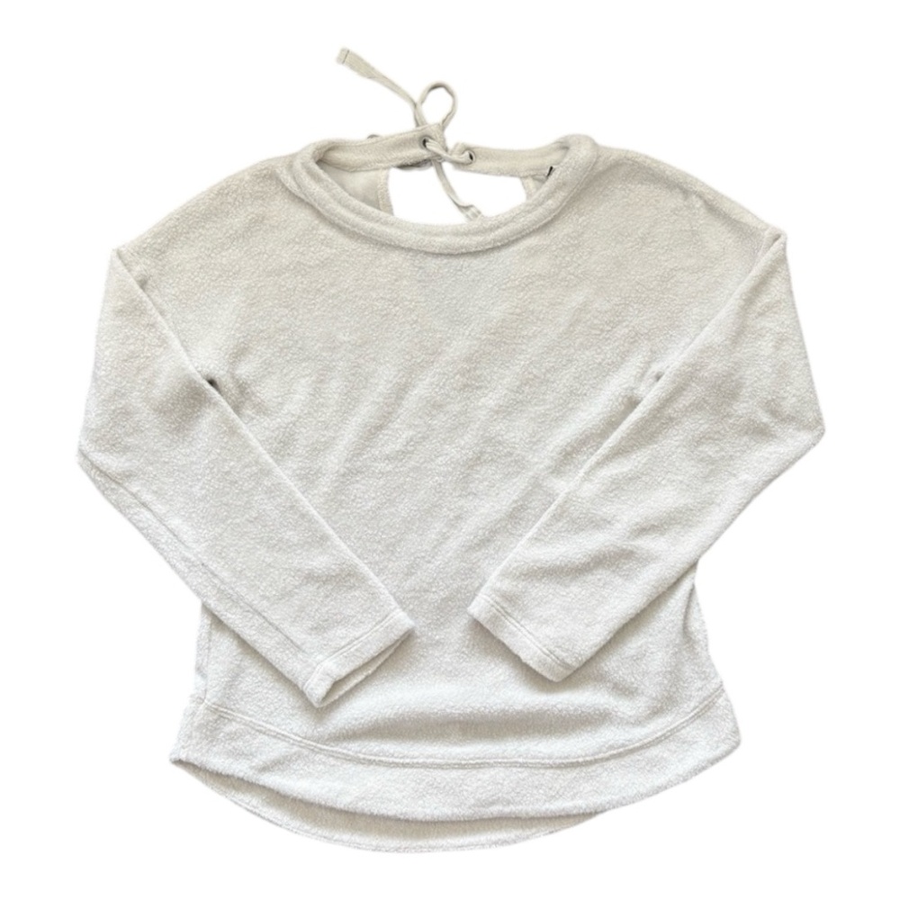 A New Day White Textured Sweater Relaxed Fit